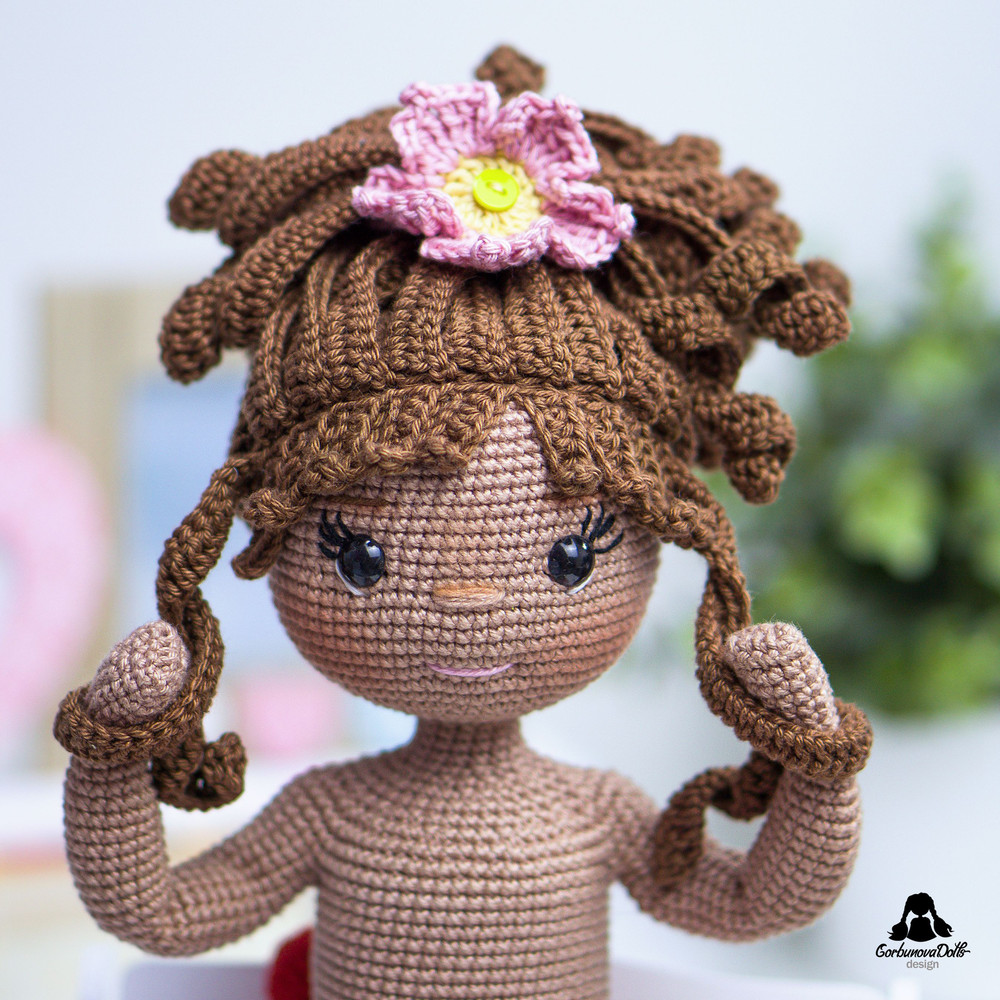 Emily Crochet Doll Pattern PDF With Clothes  Nosew Amigurumi Design 6