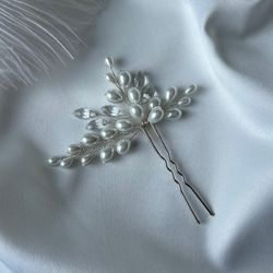 Wedding hair pin, wedding hair vine, bridal accessories, bridal jewelry, hair pin