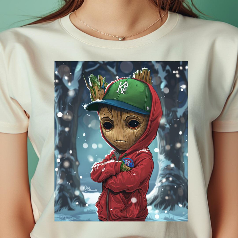 Groots Unique Pitch To Royals PNG, Groot Vs Kansas City Royals logo PNG, Groot Vs Kansas Digital Png Files.jpg