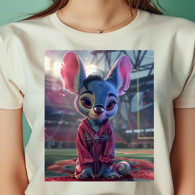 Stitchs Brave Baseball Fan Frenzy PNG, Stitch Vs Atlanta PNG, Braves logo Digital Png Files.jpg