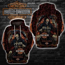 Harley Davidson Hoodie Design 3D Full Printed Sizes S - 5XL - ZA112023