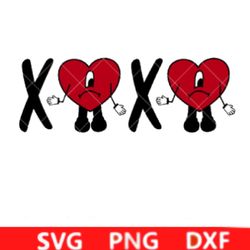 bad-bunny-xoxo-svg-bad-bunny-svg-valentines-day-svg-baby-benito-svg-cricut-silhouette-vector-cut-file