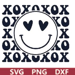 bundle love happy face svg, xoxo svg, love heart svg, heart eyes happy face, heart svg, smile png, valentines day svg,
