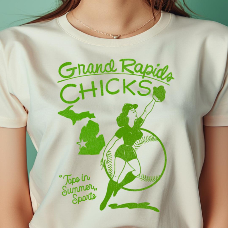 Defunct Grand Rapids Chicks Women'S Baseball Team PNG, Baseball PNG.jpg