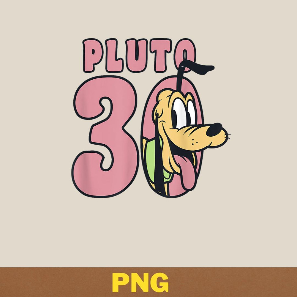 Disney Pluto Birthday PNG, Disney Pluto PNG, Disney Pluto Digital Png Files.jpg