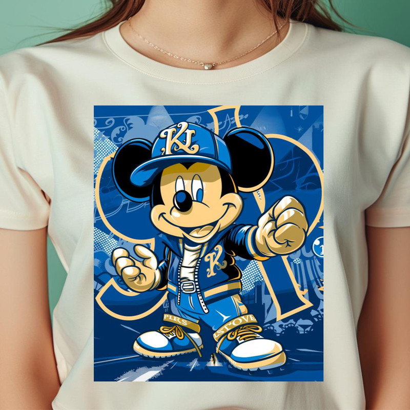 Mouse In The Kansas Outfield PNG, Micky Mouse Vs Kansas City Royals logo PNG, Kansas City Royals Digital Png Files.jpg