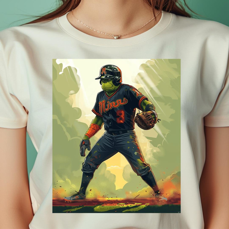 Twist Of Fate Grinch Marlins Logo PNG, The Grinch Vs Miami Marlins logo PNG, Miami Marlins logo Digital Png Files.jpg