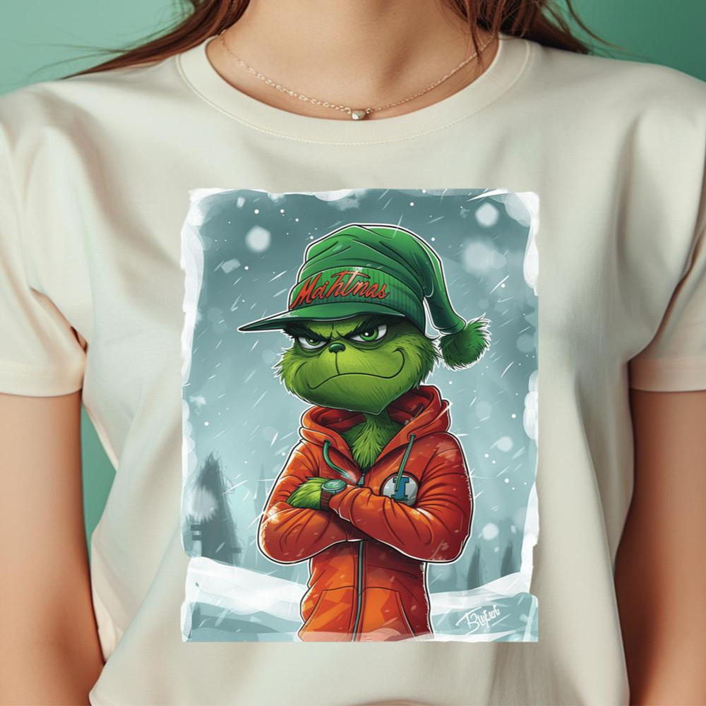 Marlins Grinch Logo Leaves Mark PNG, The Grinch Vs Miami Marlins logo PNG, Miami Marlins logo Digital Png Files.jpg