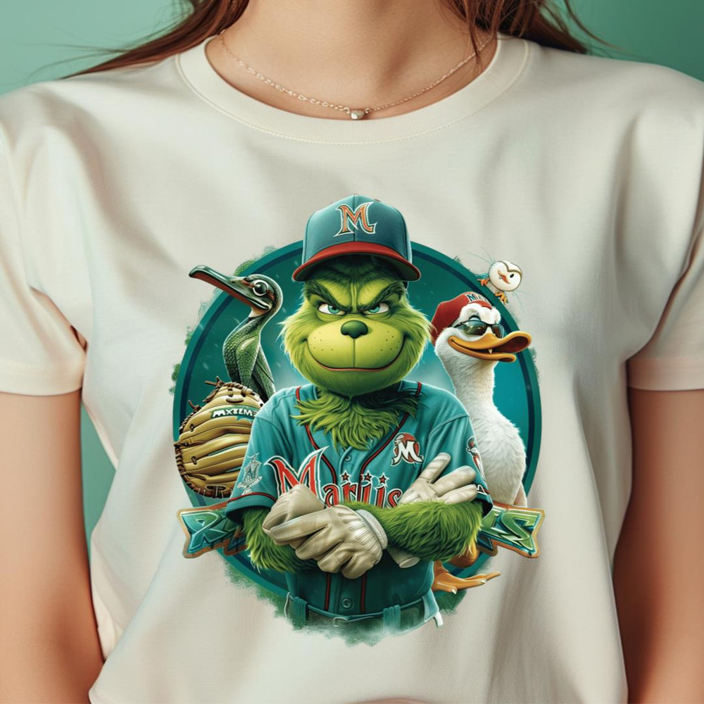 Grinch Marlins Logo Sparks Imaginations PNG, The Grinch Vs Miami Marlins logo PNG, Miami Marlins logo Digital Png Files.jpg