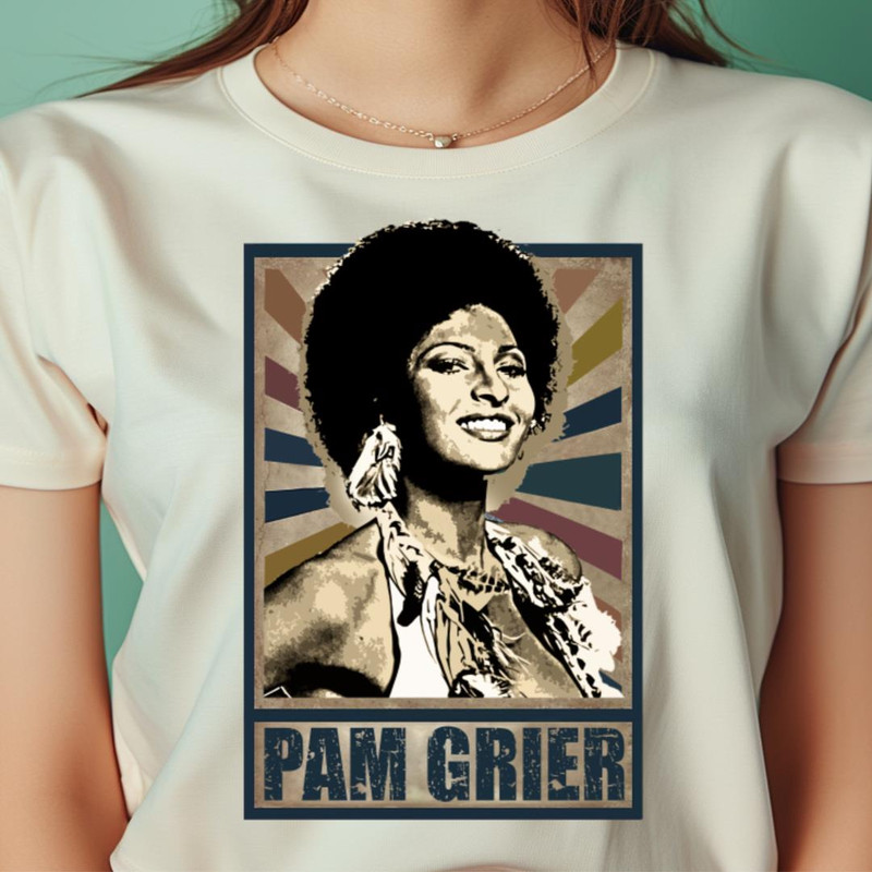 Pam Grier - Blaxploitation Hustle Queens PNG, Blaxploitation PNG.jpg