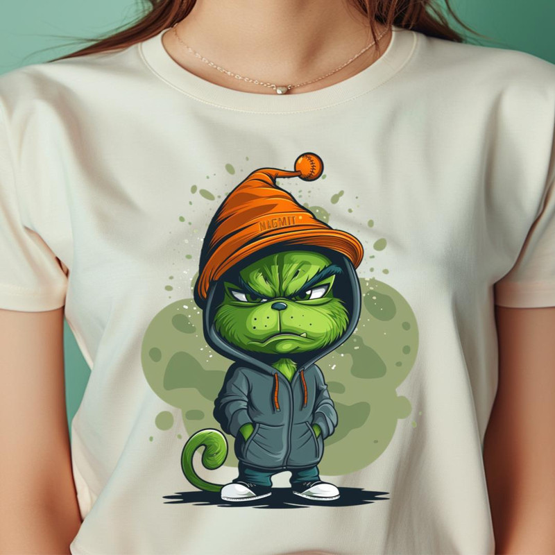 Holiday Havoc At Tigers Game PNG, The Grinch Vs Detroit Tigers logo PNG, The Grinch Vs Detroit Digital Png Files.jpg