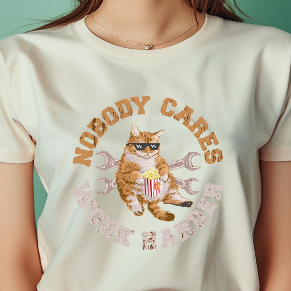 Funny Cat Nobody Technical Mechanic Engineer Applications PNG, Mechanic Engineer PNG.jpg