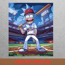 rick and morty vs kansas city royals rest and relaxation rally png, rick and morty png, kansas city royals digital png f