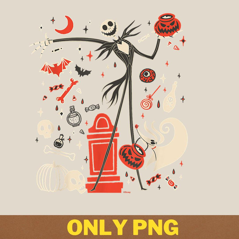 Jack Skellington Mischievous Plot PNG, Jack Skellington PNG, Jack Skellington Digital Png Files.jpg