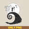Jack Skellington Silhouetted Figure PNG, Jack Skellington PNG, Jack Skellington Digital Png Files.jpg