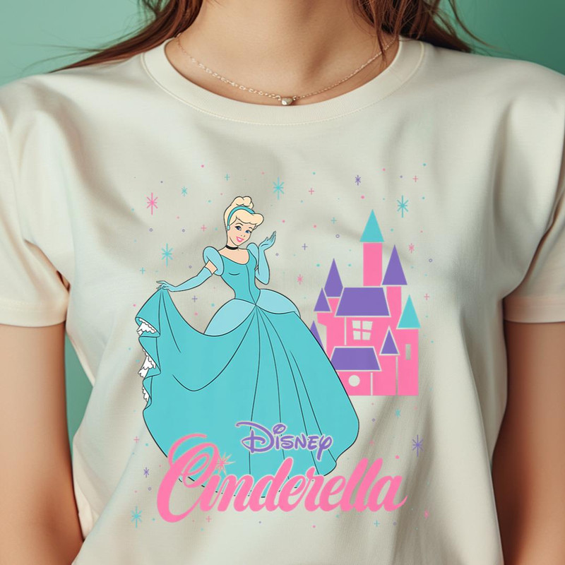 Disney Princess Cinderella Retro 90S PNG, Cinderella PNG, Cinderella Castle Digital Png Files.jpg