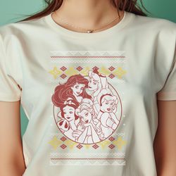 disney princess circle group shot ugly christmas png, cinderella png, cinderella castle digital png files