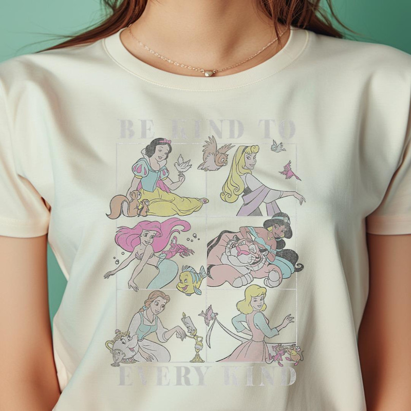 Disney Princess Group Be Kind To Every Kind Box Grid PNG, Cinderella PNG, Cinderella Castle Digital Png Files.jpg