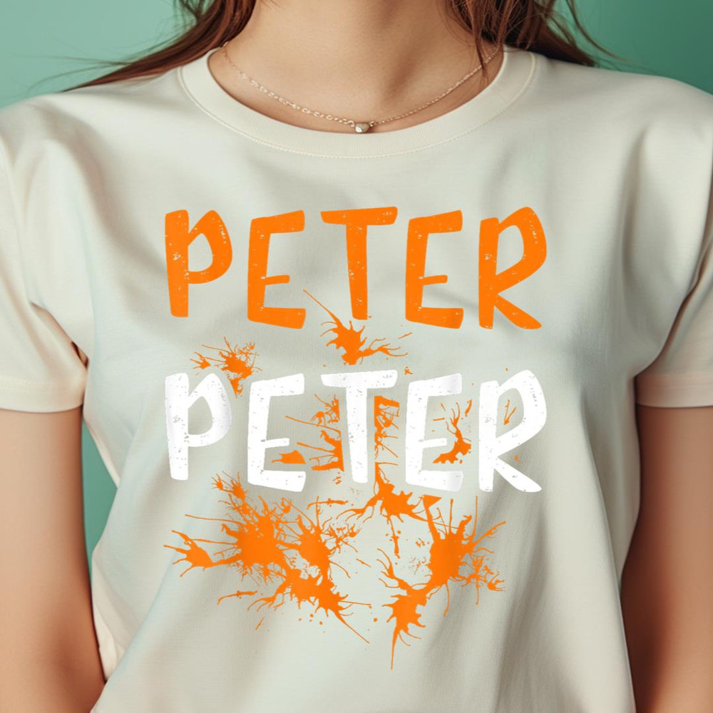 Couples Costume Peter Pumpkin Eater Splash Halloween PNG, Peter Pan PNG, Tinker Bell Digital Png Files.jpg