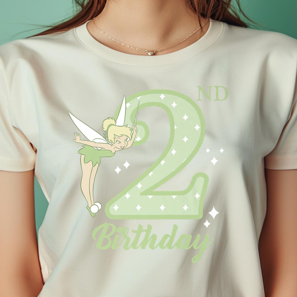Disney Peter Pan 2Nd Birthday Tinkerbell Portrait PNG, Peter Pan PNG, Tinker Bell Digital Png Files.jpg