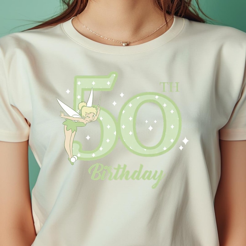 Disney Peter Pan 50Th Birthday Tinkerbell Portrait PNG, Peter Pan PNG, Tinker Bell Digital Png Files.jpg