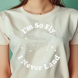 disney peter pan i'm so fly i never land circle text png, peter pan png, tinker bell digital png files