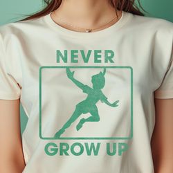 disney peter pan never grow up silhouette png, peter pan png, tinker bell digital png files