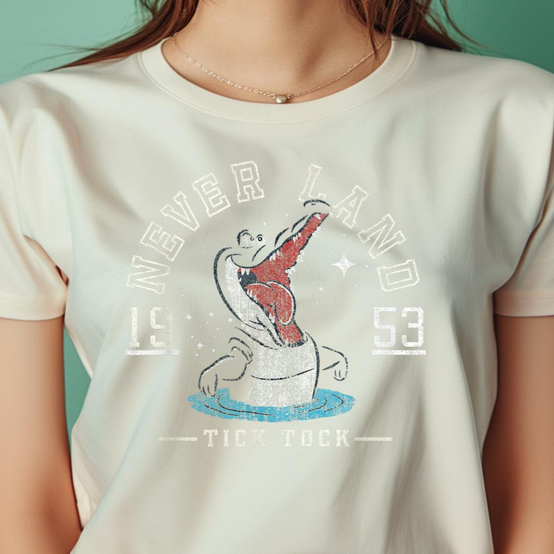 Disney Peter Pan Neverland Croc Collegiate Tick Tock 1953 PNG, Peter Pan PNG, Tinker Bell Digital Png Files.jpg
