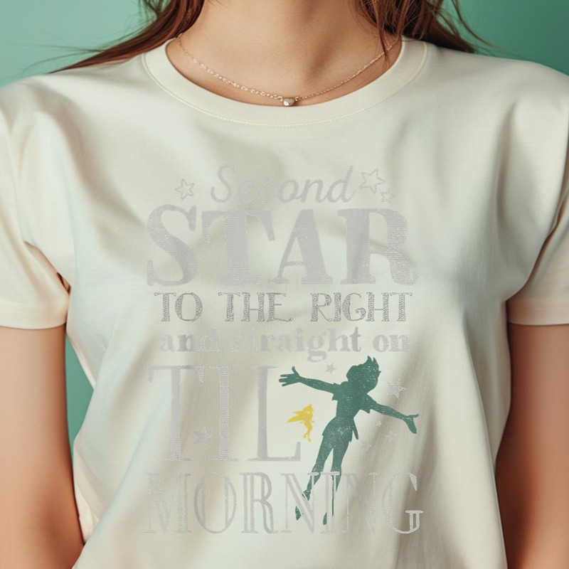 Disney Peter Pan Star To The Right PNG, Peter Pan PNG, Tinker Bell Digital Png Files.jpg