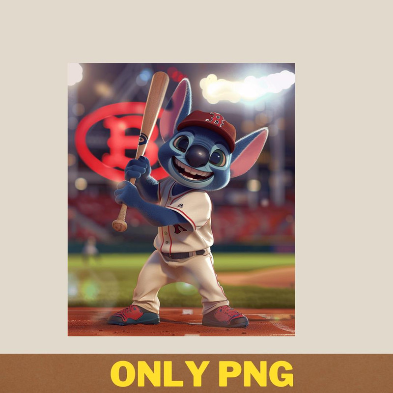 Stitch Vs Boston Red Sox Tactical Maneuvers PNG, Stitch PNG, Boston Red Sox Digital Png Files.jpg