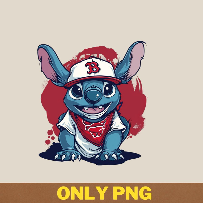 Stitch Vs Boston Red Sox Iconic Moments PNG, Stitch PNG, Boston Red Sox Digital Png Files.jpg
