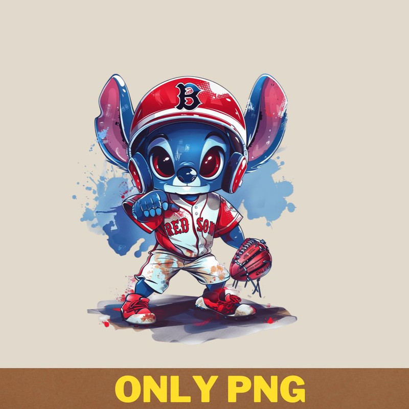 Stitch Vs Boston Red Sox Rivalry Renewed PNG, Stitch PNG, Boston Red Sox Digital Png Files.jpg