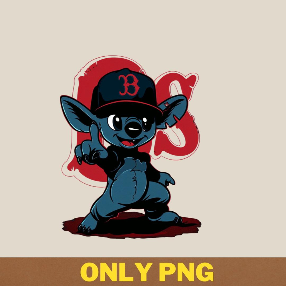 Stitch Vs Boston Red Sox Record Chasing PNG, Stitch PNG, Boston Red Sox Digital Png Files.jpg