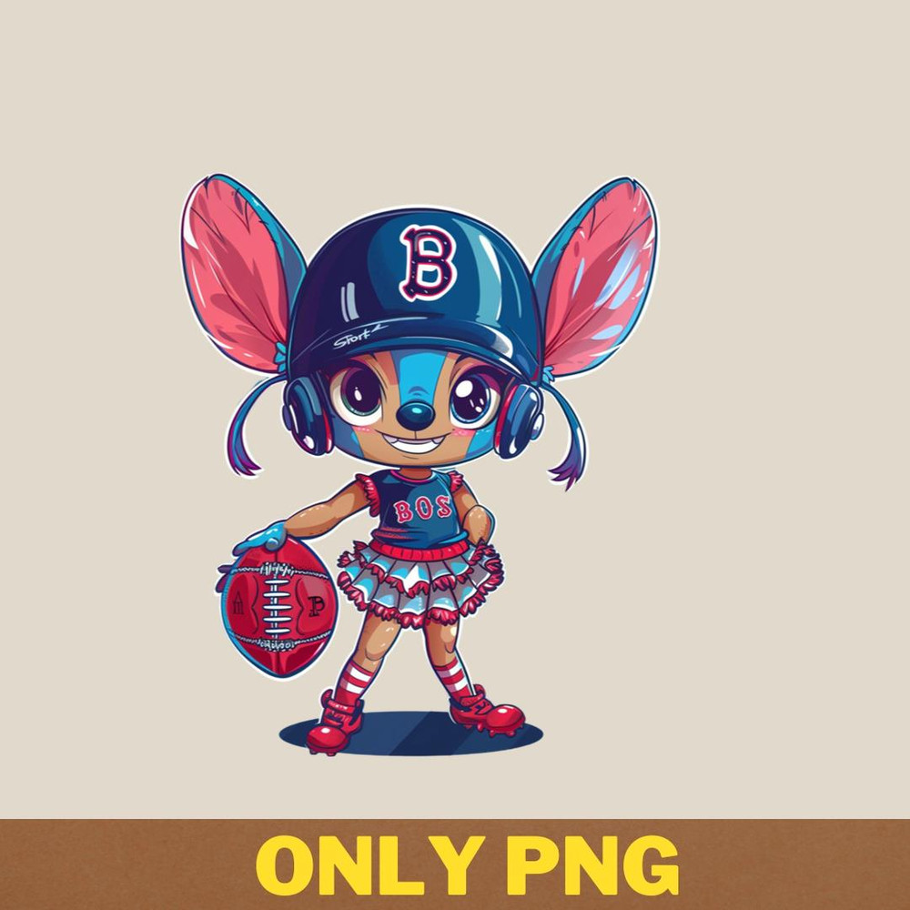 Stitch Vs Boston Red Sox Fastballs Fly PNG, Stitch PNG, Boston Red Sox Digital Png Files.jpg