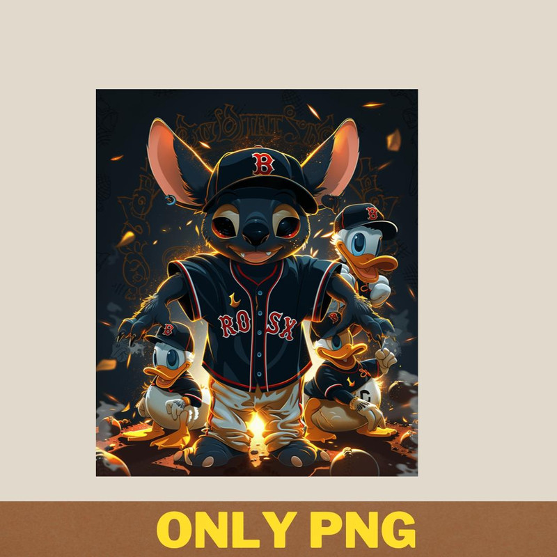 Stitch Vs Boston Red Sox Foul Lines PNG, Stitch PNG, Boston Red Sox Digital Png Files.jpg