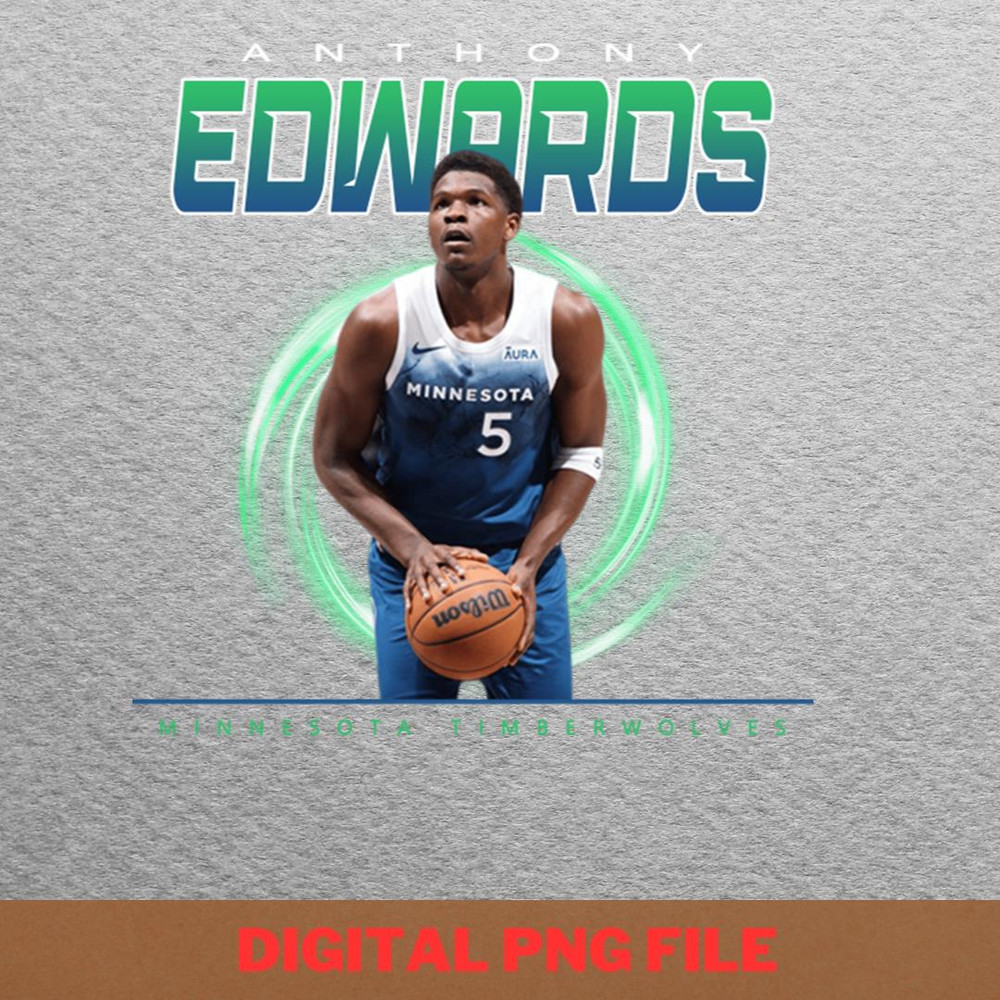 Ant Man Anthony Edwards Technique PNG, Anthony Edwards PNG, Basketball Player Digital Png Files.jpg