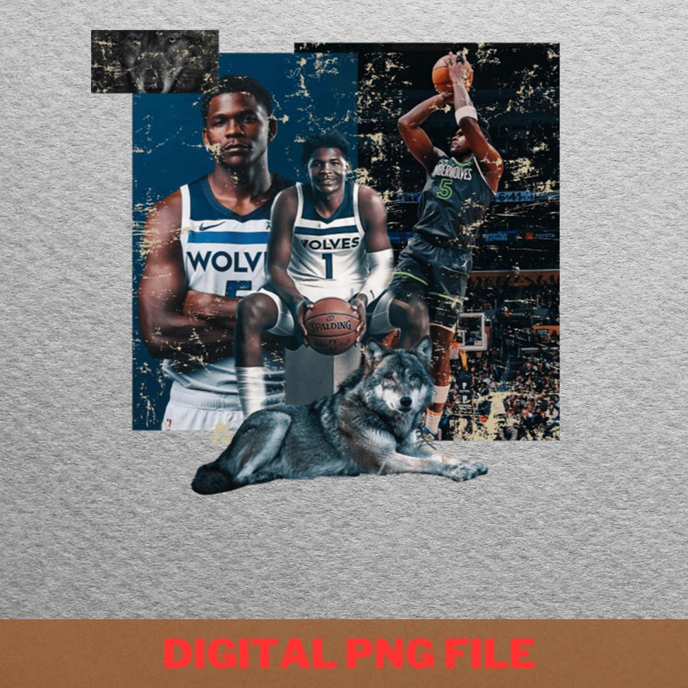 Anthony Edwards Charity PNG, Anthony Edwards PNG, Basketball Player Digital Png Files.jpg