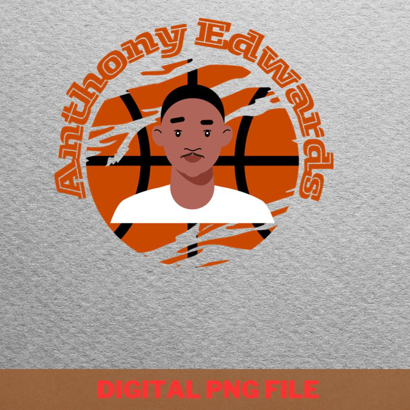 Anthony Edwards Stamina PNG, Anthony Edwards PNG, Basketball Player Digital Png Files.jpg