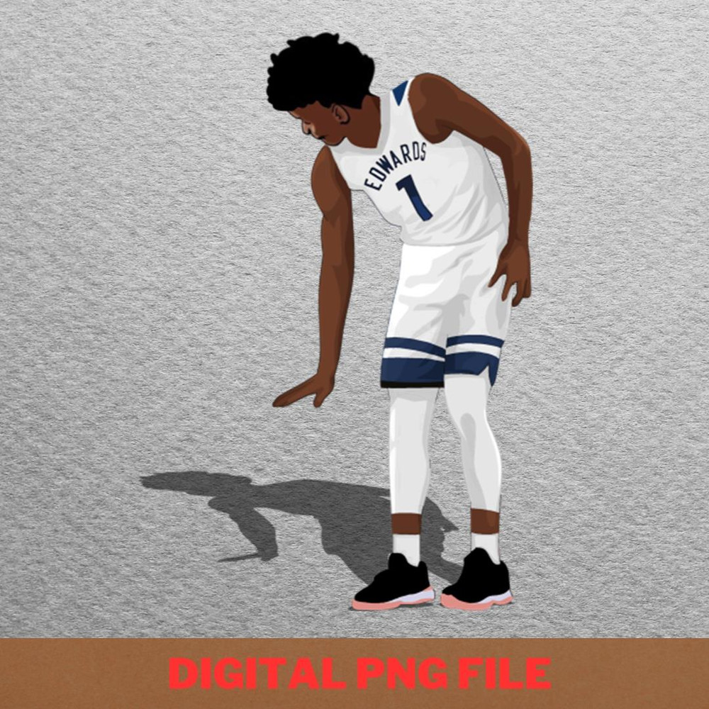 Anthony Edwards Strategy PNG, Anthony Edwards PNG, Basketball Player Digital Png Files.jpg