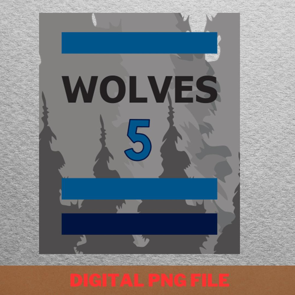 Pine Forest With Anthony Edwards Anthony Edwards Challenge PNG, Anthony Edwards PNG, Basketball Player Digital Png Files.jpg