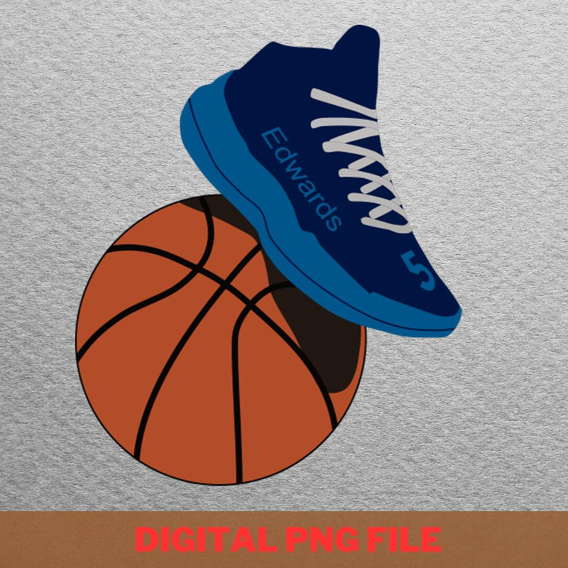 Shoe With Anthony Edwards Anthony Edwards Victory PNG, Anthony Edwards PNG, Basketball Player Digital Png Files.jpg