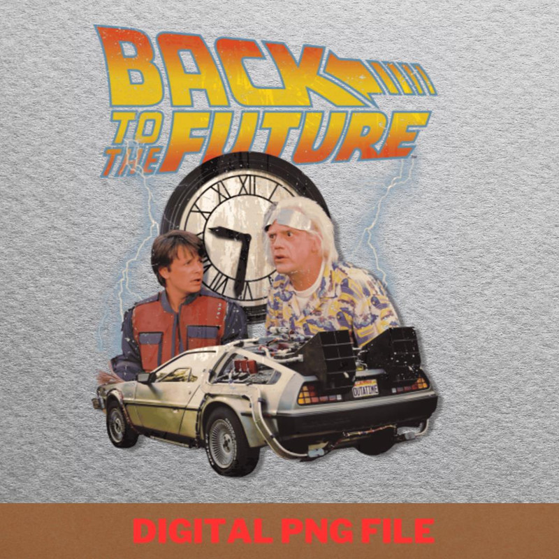 Back To The Future Explores PNG, Back To The Future PNG, Time Travel Digital Png Files.jpg