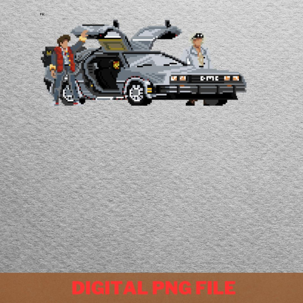 Back To The Future Overcomes PNG, Back To The Future PNG, Time Travel Digital Png Files.jpg