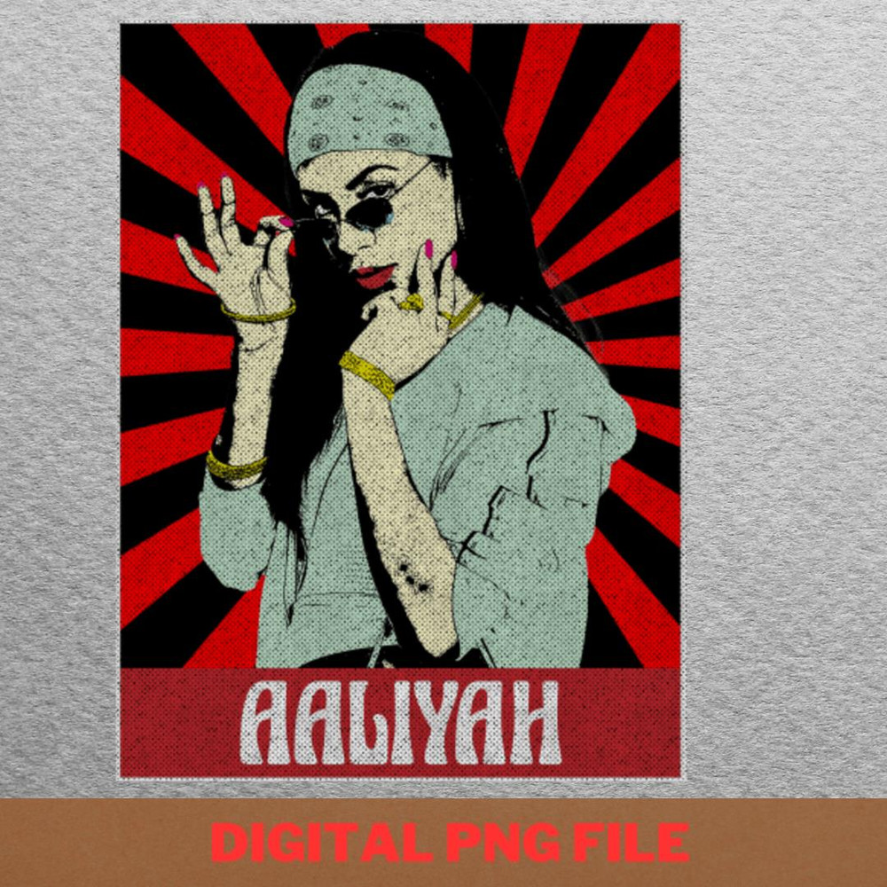 Aaliyah Captivating Presence PNG, Aaliyah PNG, Erykah Badu Digital Png Files.jpg