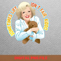 betty white adventurous png, betty white png, golden girls digital png files