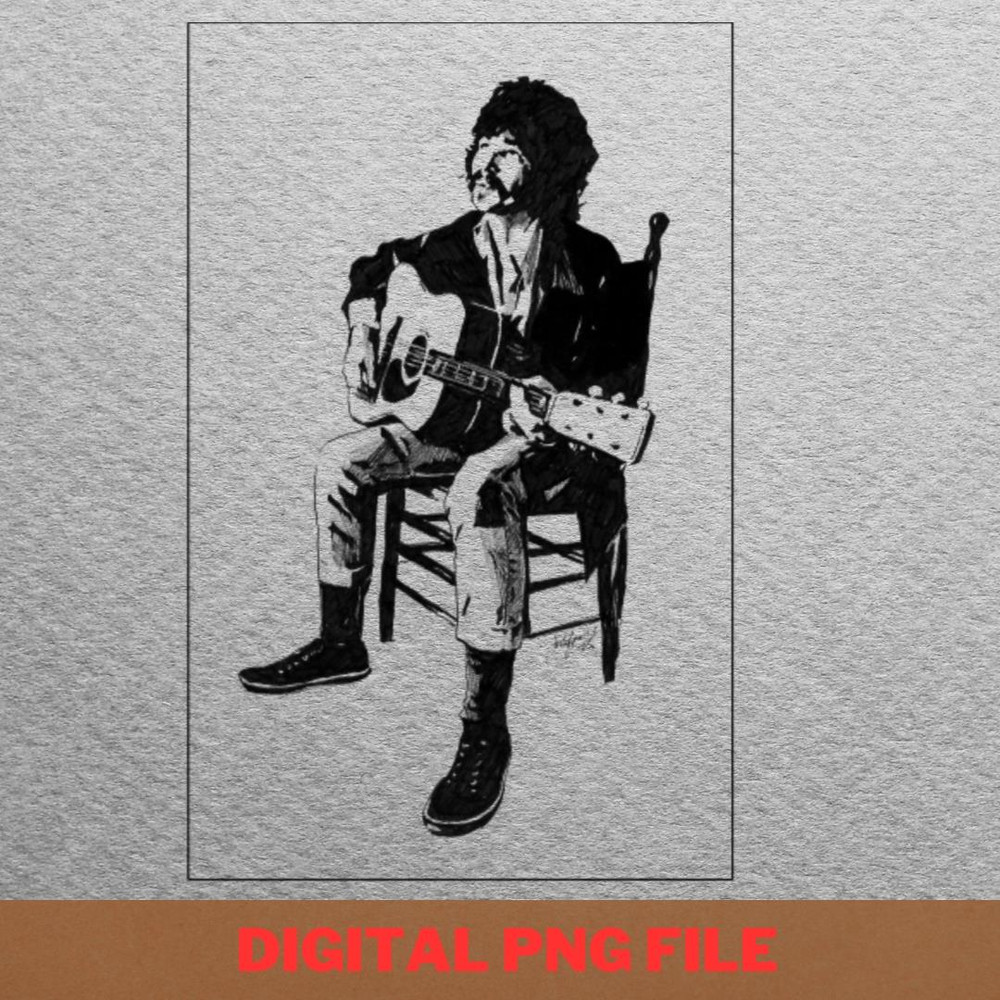 John Prine Art PNG, John Prine PNG, Merle Haggard Digital Png Files.jpg