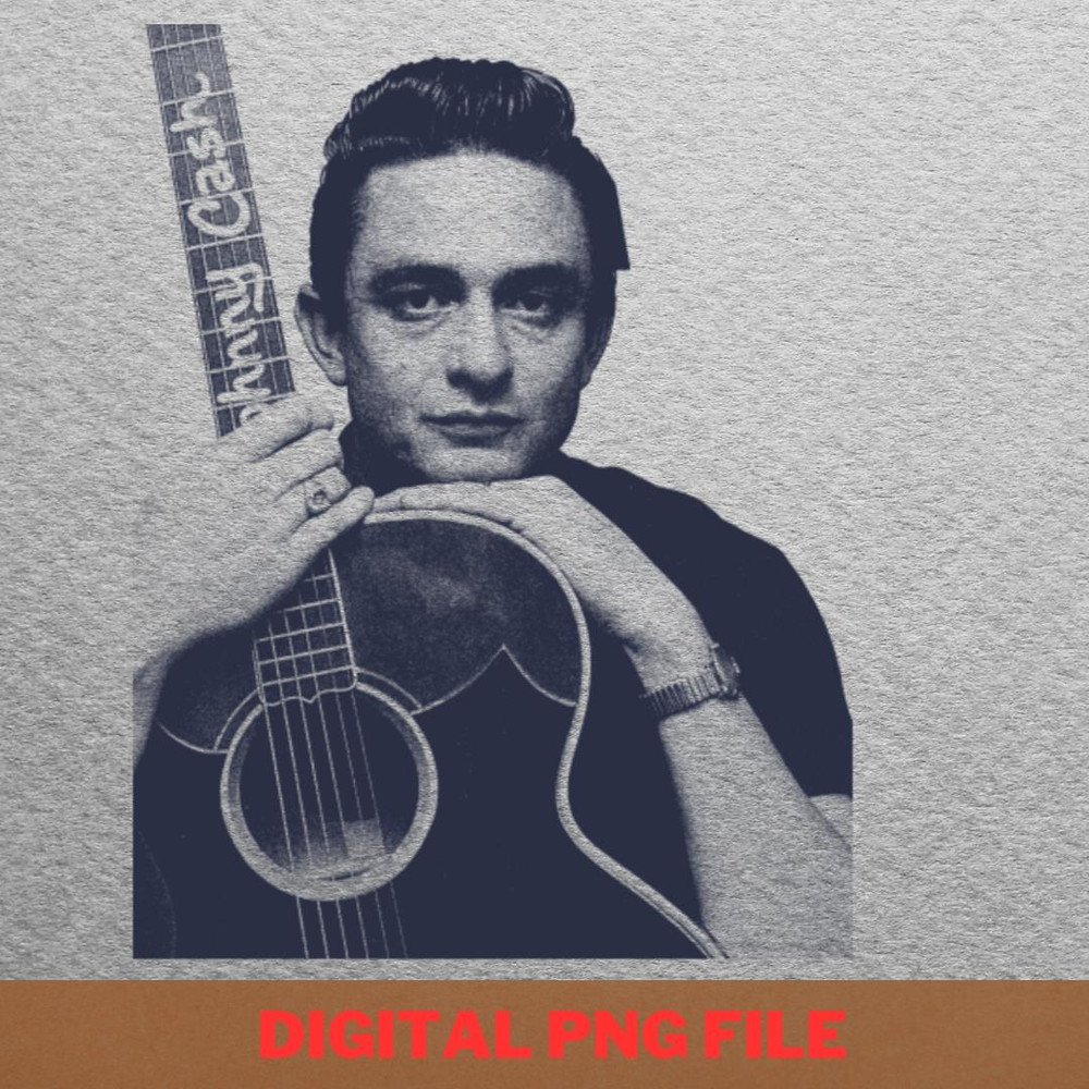 Johnny Cash America PNG, Johnny Cash PNG, Outlaw Country Digital Png Files.jpg