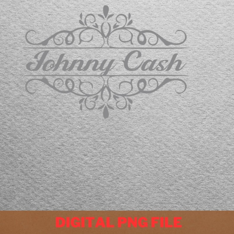 Johnny Cash Dark PNG, Johnny Cash PNG, Outlaw Country Digital Png Files.jpg