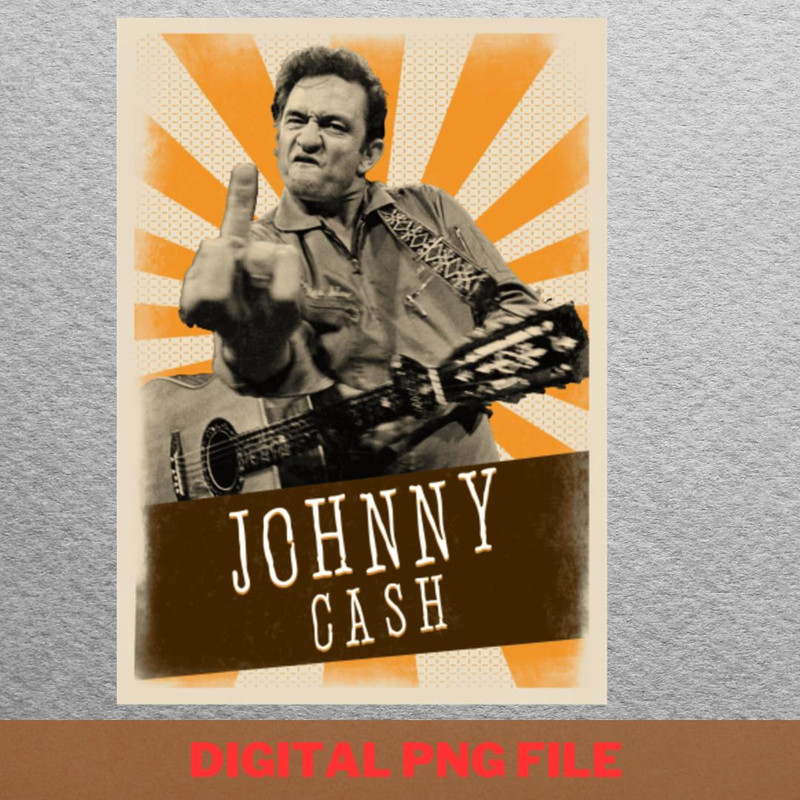 Johnny Cash Perseverance PNG, Johnny Cash PNG, Outlaw Country Digital Png Files.jpg