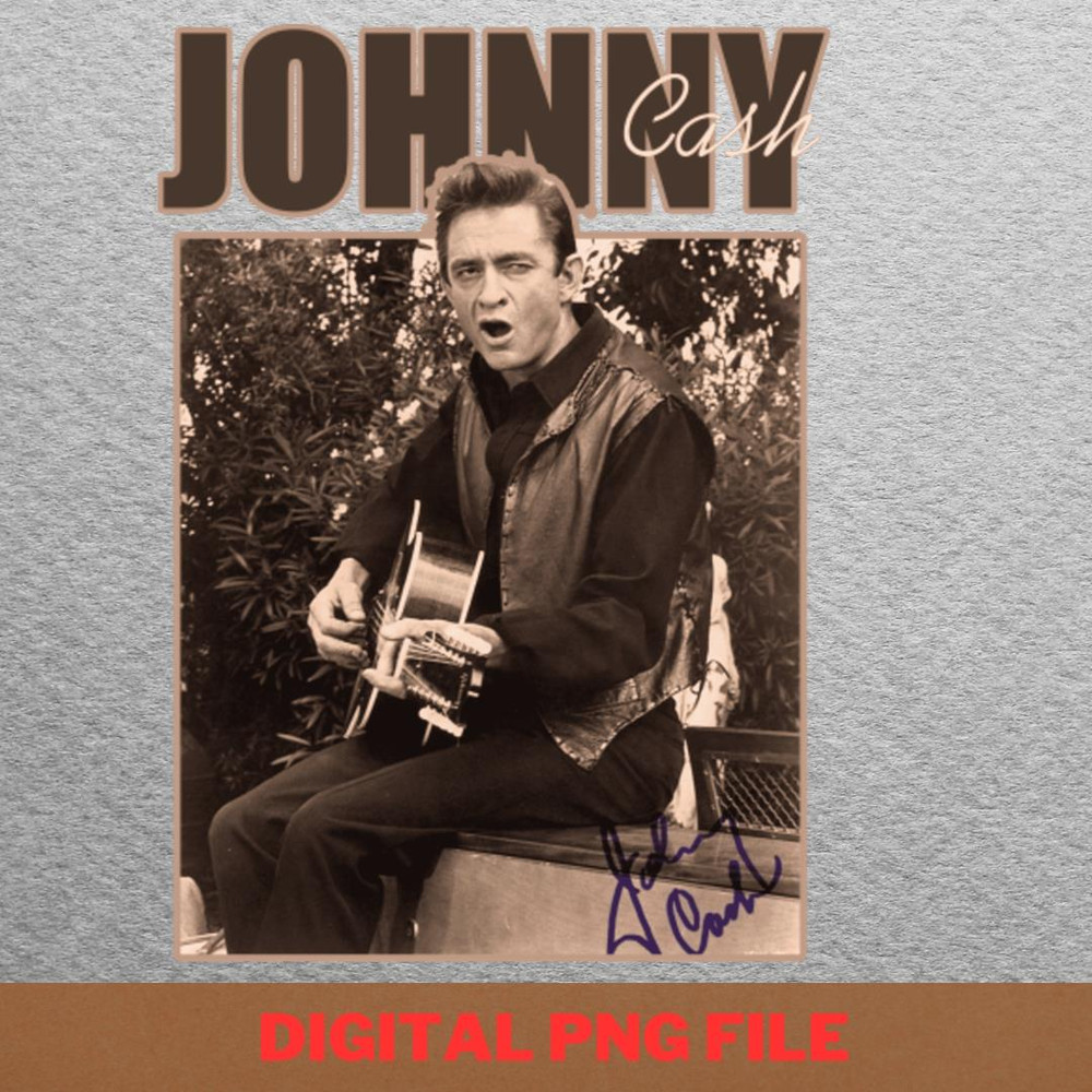 Johnny Cash Rugged PNG, Johnny Cash PNG, Outlaw Country Digital Png Files.jpg